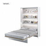 Cumpara ieftin Lenart BED CONCEPT 140x200 - Pat rabatabil de perete vertical cu mecanism pneumatic si somiera inclusa