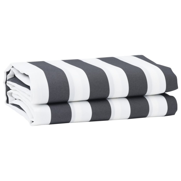 vidaXL Material de &icirc;nlocuire pentru copertină Antracit, alb 3 x 2 m