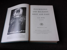 PSYCHOLOGY AND RELIGION, WEST AND EAST - C.G. JUNG (CARTE IN LIMBA ENGLEZA) foto