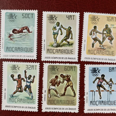 mozambic - Timbre sport, jocurile olimpice 1984, nestampilate MNH