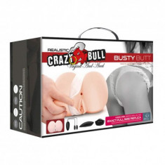 Masturbator cu vibratii Crazy Bull Realistic Vagin si anus Busty Butt foto