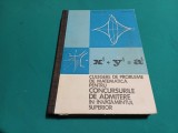 CULEGERE DE PROBLEME DE MATEMATICĂ PENTRU CONCURSURILE DE ADMITERE &Icirc;N &Icirc;NVĂȚĂM&Acirc;NTUL SUPERIOR *20