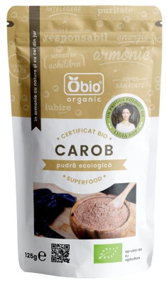 Pudra de Carob (Roscove) Bio 125gr Obio foto