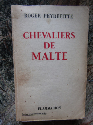 Roger Peyrefitte - Chevaliers de Malte foto