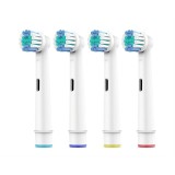 Rezerve de periuță electrică, set 4 capete, compatibil Oral-B, SB17-A, peri moi