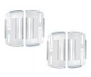 Set Suport Numar Slim Transparent, Mega Drive