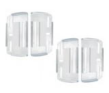 Set Suport Numar Slim Transparent, Mega Drive