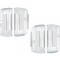 Set Suport Numar Slim Transparent