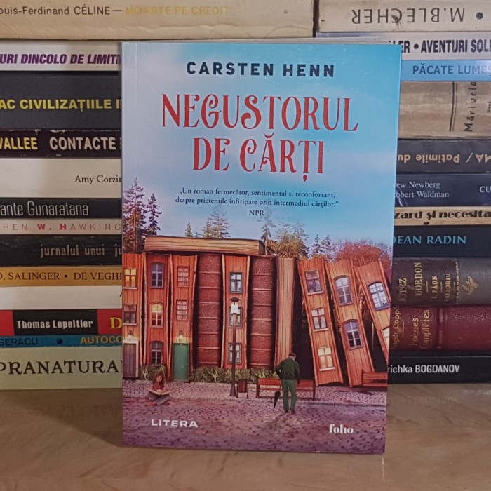 CARSTEN HENN - NEGUSTORUL DE CARTI ( ROMAN ) , 2024 *
