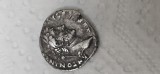 Denar argint ANTONIUS PIUS , AN 144 , ric117 , achizitie casa Elvetia , tva achitat in Romania