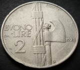 Cumpara ieftin Moneda istorica (BUN PENTRU) 2 LIRE - ITALIA, anul 1923 * cod 4587