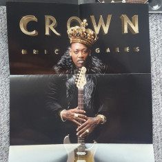 CD original Eric Gales CROWN, autograf original la Brezoi 2023, nou, prezentare