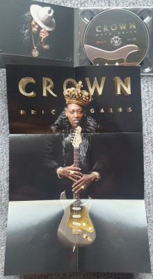 CD original Eric Gales CROWN, autograf original la Brezoi 2023, nou, prezentare foto