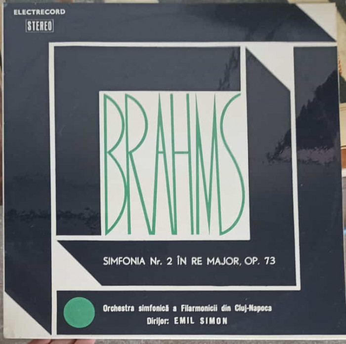 Disc vinil, LP. SIMFONIA NR.2 IN RE MAJOR-JOHANNES BRAHMS