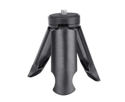 Mini trepied pentru lanterna Wuben F5, stick selfie, trepied de masa, de birou cu filet de 1 4 inch, negru F5-tripod foto
