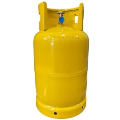 Butelie Gaz GPL cu Guler, Metal, Volum 26L, Omologata ISCIR pentru Aragaz, Plita sau Soba, Galbena