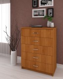 Cumpara ieftin Comoda 5 Sertare Cires