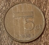 C50 - Moneda foarte veche - Olanda - 5 centi - 1985