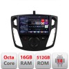Navigatie Ford Focus 3 2011-2018 Edotec Kit-150 8 core QLED 2K 16+512 360 Android Waze USB Navigatie Internet Youtube Radio CarStore Technology