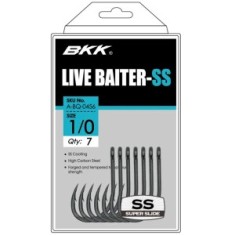 Carlige BKK Live Baiter SS, Nr.1/0, 7buc/pac foto