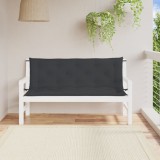 Perne banca de gradina 2buc.,negru, 150x50x7cm, tesatura oxford GartenMobel Dekor, vidaXL