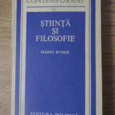 STIINTA SI FILOSOFIE-MARIO BUNGE