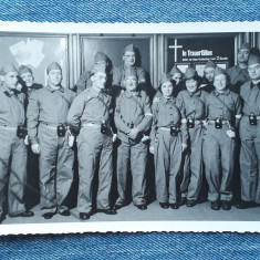 172 - Fotografie veche cu grup de soldati
