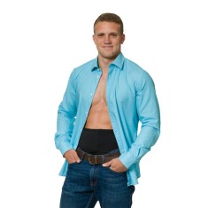 Centura colostomie, Barbati/Unisex, Negru, Suprima StomaAktiv, Elastan-Poliamida, Mar L