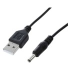 Cablu USB A mufa - DC 3.5/1.35 mufa negru 1.8m 24AWG GEMBIRD CC-USB-AMP35-6