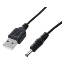 Cablu USB A mufa - DC 3.5/1.35 mufa negru 1.8m 24AWG GEMBIRD