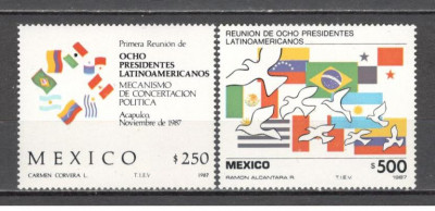 Mexic.1987 Reuniunea presedintilor latino-americani PM.50 foto