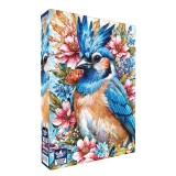 Puzzle Black Sea &bdquo;Printre flori: Vrabia albastră&rdquo; &ndash; 500 de piese