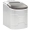 vidaXL Aparat de făcut cuburi de gheață, argintiu 2,4 L, 15 kg / 24 h