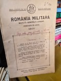 Romania Militara - Revista Generala Lunara Anul LXXVIII Nr. 8-9 August Septembrie - 1941