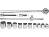 Trusa Chei Tubulare 3/4'', 14 Piese, 22-50Mm