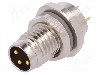 Conector M8, 3 pini, clasa etanseitate IP67, TE Connectivity - T4040014031-000