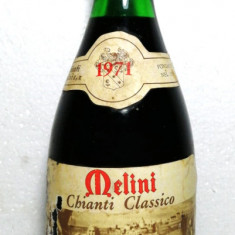 D 10-vin ROSU CHIANTI CLASSICO MELINI, DOC, recoltare 1971 CL 72, GR 12,5