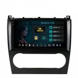 Navigatie 2K Mercedes Benz C-Class W203 (2004-2008) 4GB RAM Android 13 Octacore Slot Sim 4G DSP GPS Wi-FI Carplay Android Auto USB Bluetooth Waze Touc
