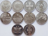 Set 10 Monede Ucraina Hryven/Hryvnia 2018-2021 (01B45) - Colectie Numismatica Ucraina