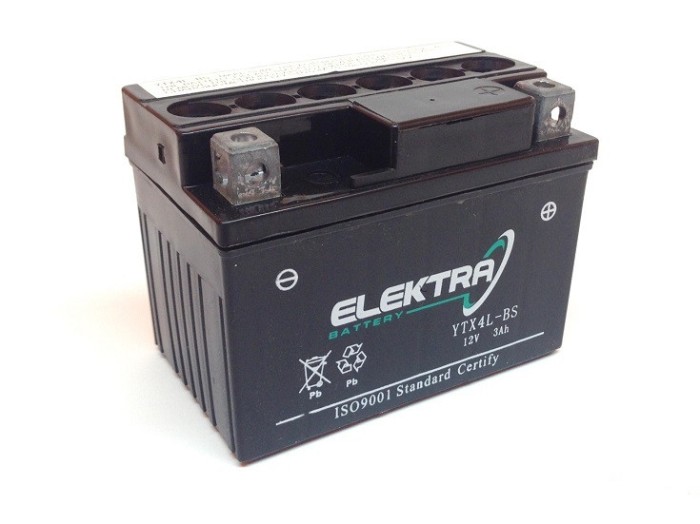 Baterie moto 12V3AH (YTX4L-BS) Cod Produs: MX_NEW 246610020RM