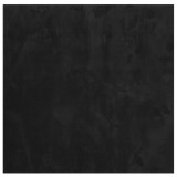 Cumpara ieftin Covor HUARTE, fir scurt, moale si lavabil, negru, 120x120 cm