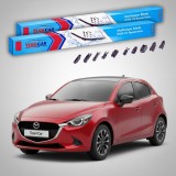 Cumpara ieftin Ștergătoare Mazda 2 DJ Facelift 2019-2023 | Set Față Flat Premium &ndash; TeamCar&reg;