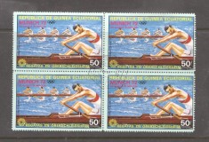 Eq. Guinea 1972 Olympic games Munich 1 value x 4 Mi.104 used TA.029 foto