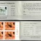 Falkland 1984, Mi #393-401**, carnet II, fauna insecte fluturi, MNH, cota 25 &euro;!