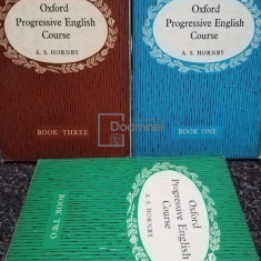 A. S. Hornby - Oxford progressive english course, 3 vol. (editia 1965)