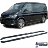 Sistem de evacuare laterala din otel inoxidabil, finisaj lucios negru, potrivit pentru VW T5 T6 T6.1 cu ampatament scurt Performance AutoTuning