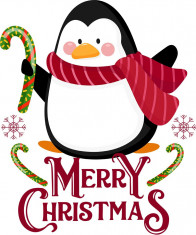 Sticker decorativ, Merry Christmas , Multicolor, 70 cm, 4892ST-1 foto