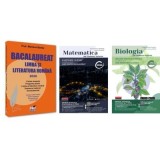 Pachet Bacalaureat 2026. Limba si literatura romana, Matematica pe intelesul tuturor 2026. M-mate-info, M-stiintele naturii si Biologia pe intelesul t