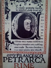 Francesco Petrarca - Rime (Editia: 1970) foto