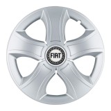 Set 4 Capace Roti 16 inchi (R16) Bis Gri, Compatibile Cu Fiat, Autohelix MSA